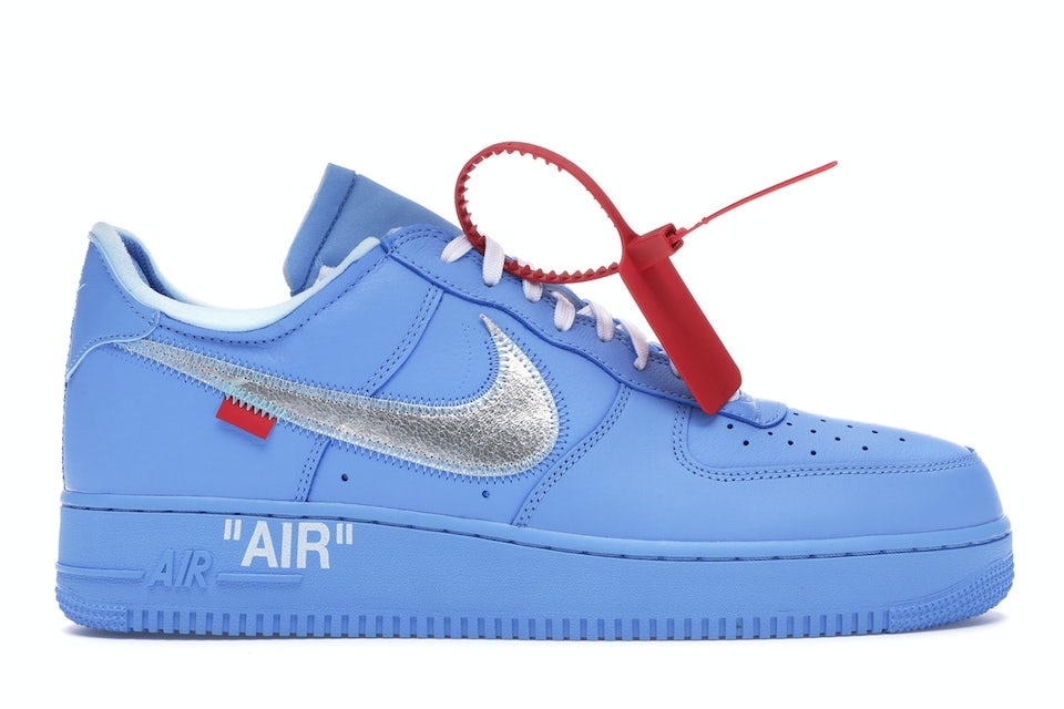 Off white air force 1 blue store where to buy