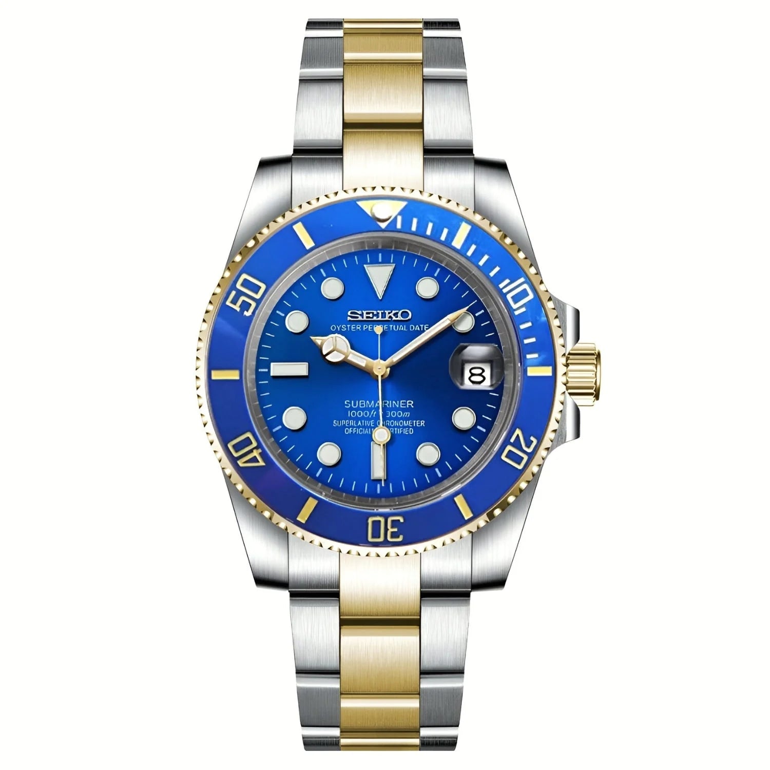 Seiko Gmt Submarine Blue Automatic