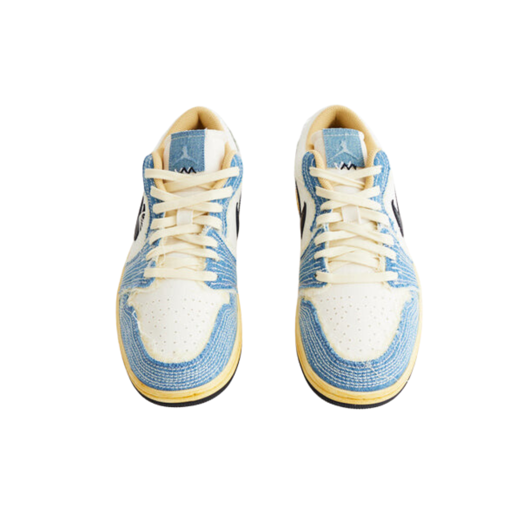 Air Jordan 1 " Shashiko Denim " Low Sneaker Offkicksinc