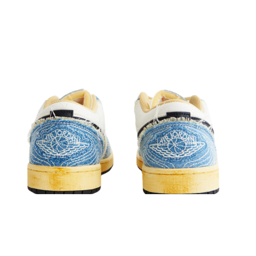 Air Jordan 1 " Shashiko Denim " Low Sneaker Offkicksinc