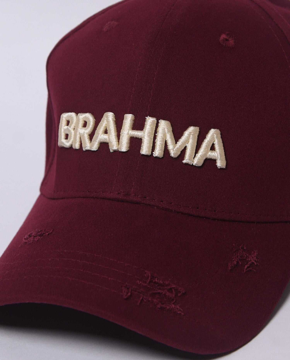Brahma - Maroon Baseball Cap Accessories House Of Brahma