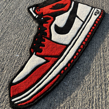 AJ1 Chicago Custom Rug Rugs Tuft Place