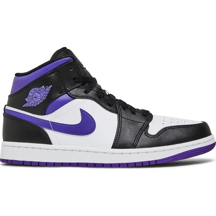 Air Jordan 1 'Metallic Court Purple' Mid Sneaker Offkicksinc