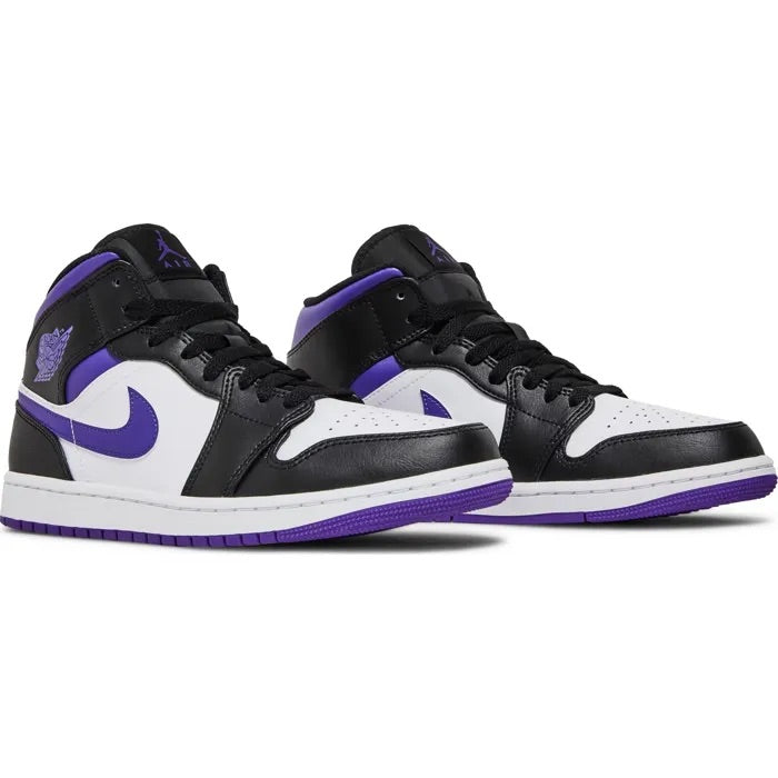 Air Jordan 1 'Metallic Court Purple' Mid Sneaker Offkicksinc