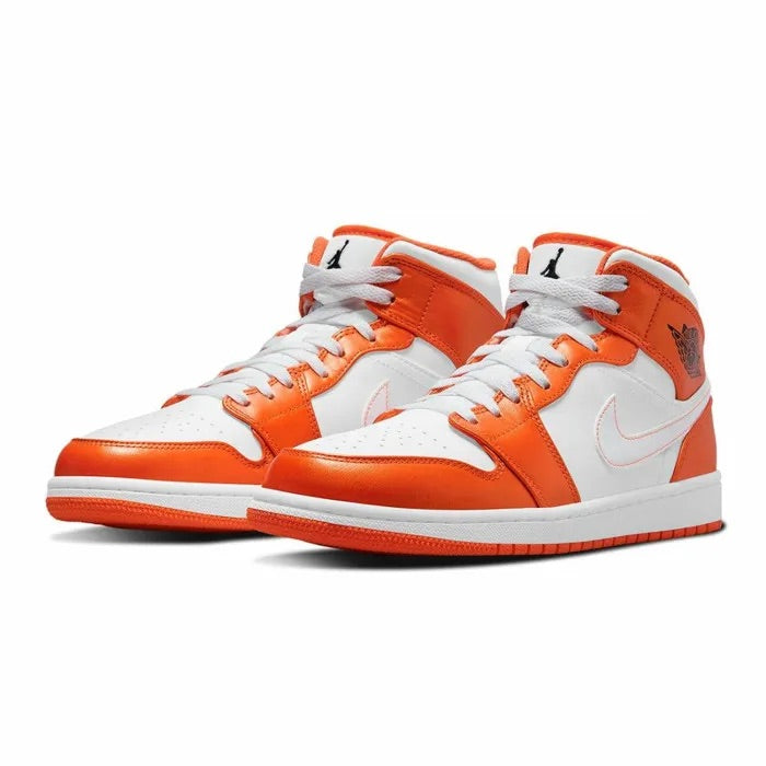 Air Jordan 1 'Metallic Orange' Mid Sneaker Offkicksinc