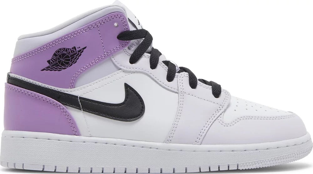 Air Jordan 1 'Barely Grape' Mid Sneaker Offkicksinc