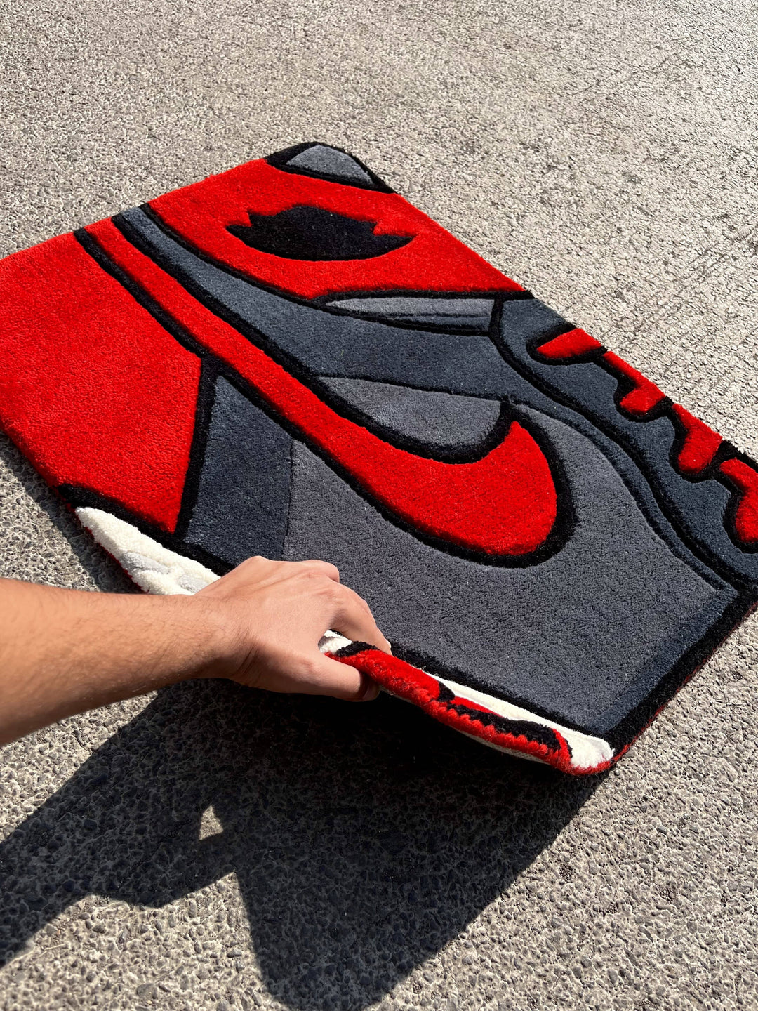 The Sneaker Art 01 Rugs Tuft Place