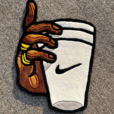 Man-Handling Nike Custom Rug  Tuft Place