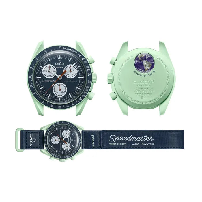 Swatch x Omega Bioceramic Moonswatch Mission to Earth | Off Kicks Inc 