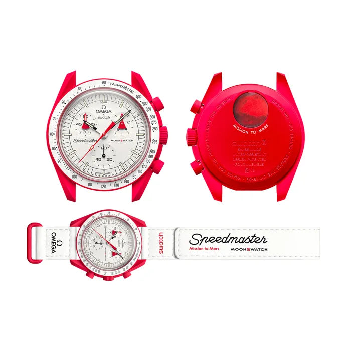 Swatch x Omega Bioceramic Moonswatch Mission to Mars | Off