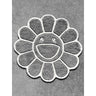 Grey Murakami Flower Custom Rug  Tuft Place