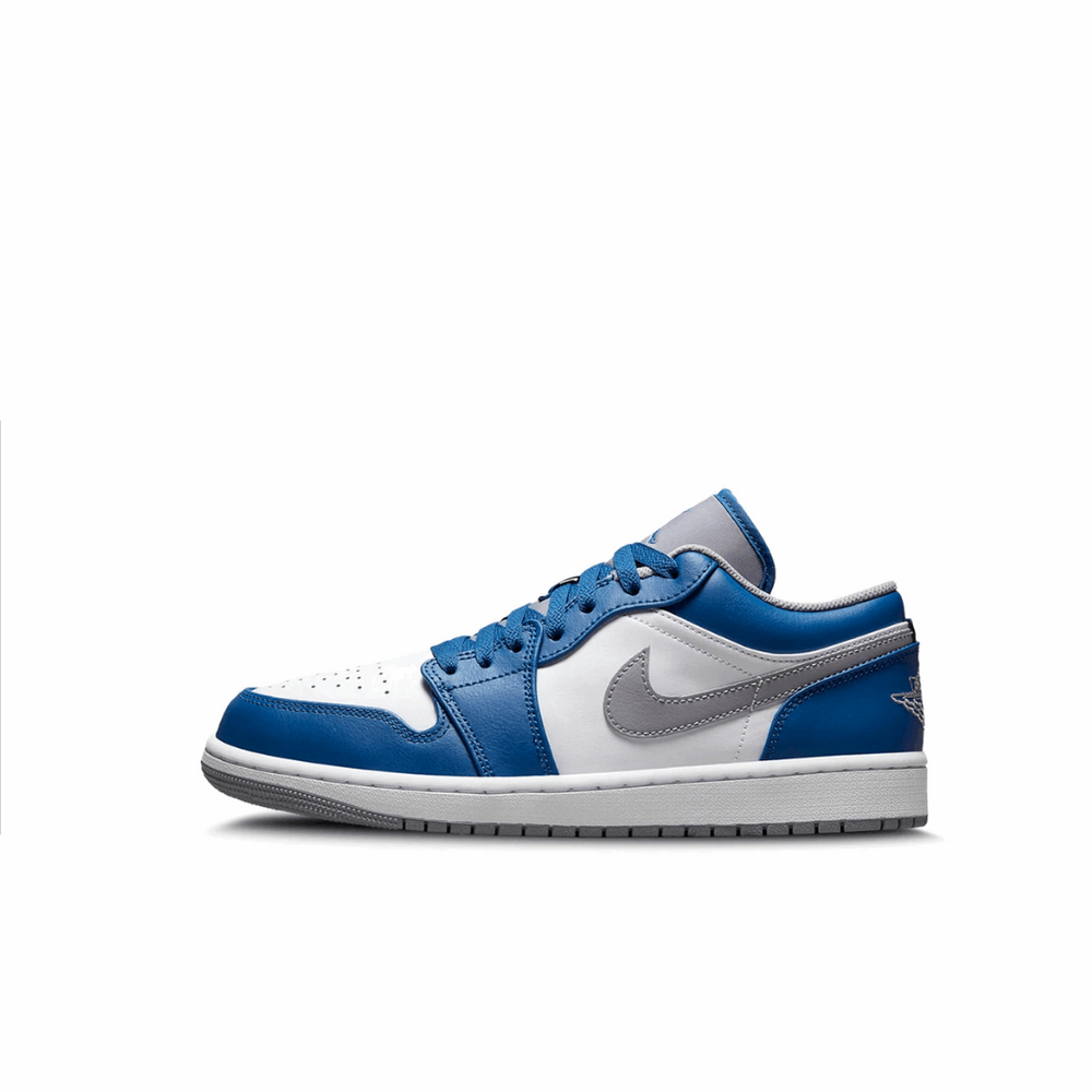 Air Jordan 1 'True Blue Cement' Low Sneaker Offkicksinc