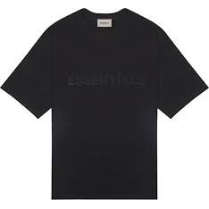 Essentials SS20 Black Tee Apparels Off Kicks