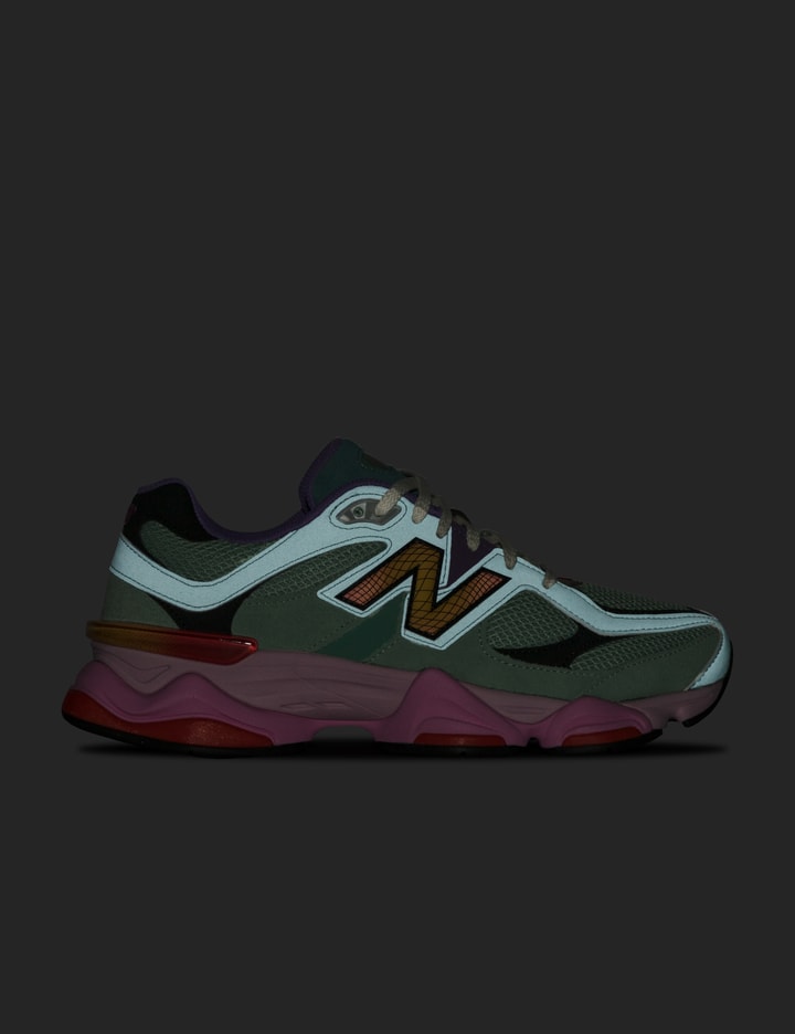 New Balance 9060 'Sage Leaf/ Neo Flames' Sneaker Offkicksinc