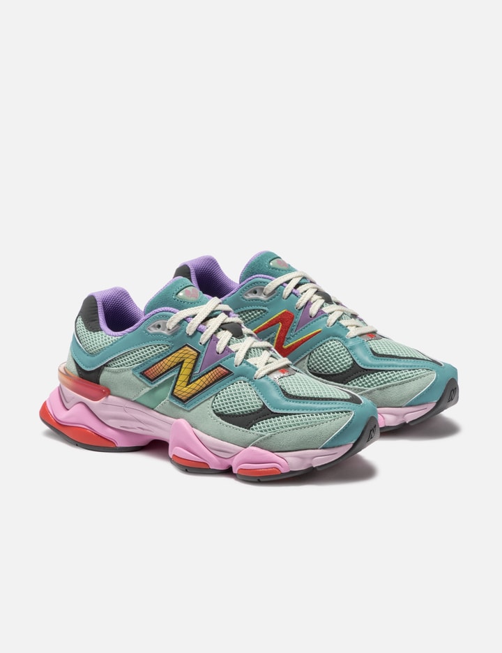 New Balance 9060 'Sage Leaf/ Neo Flames' Sneaker Offkicksinc