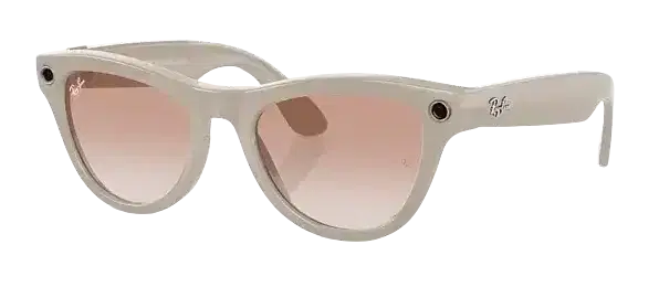 Ray Ban Meta Skyler 'Shiny Chalky Gray'