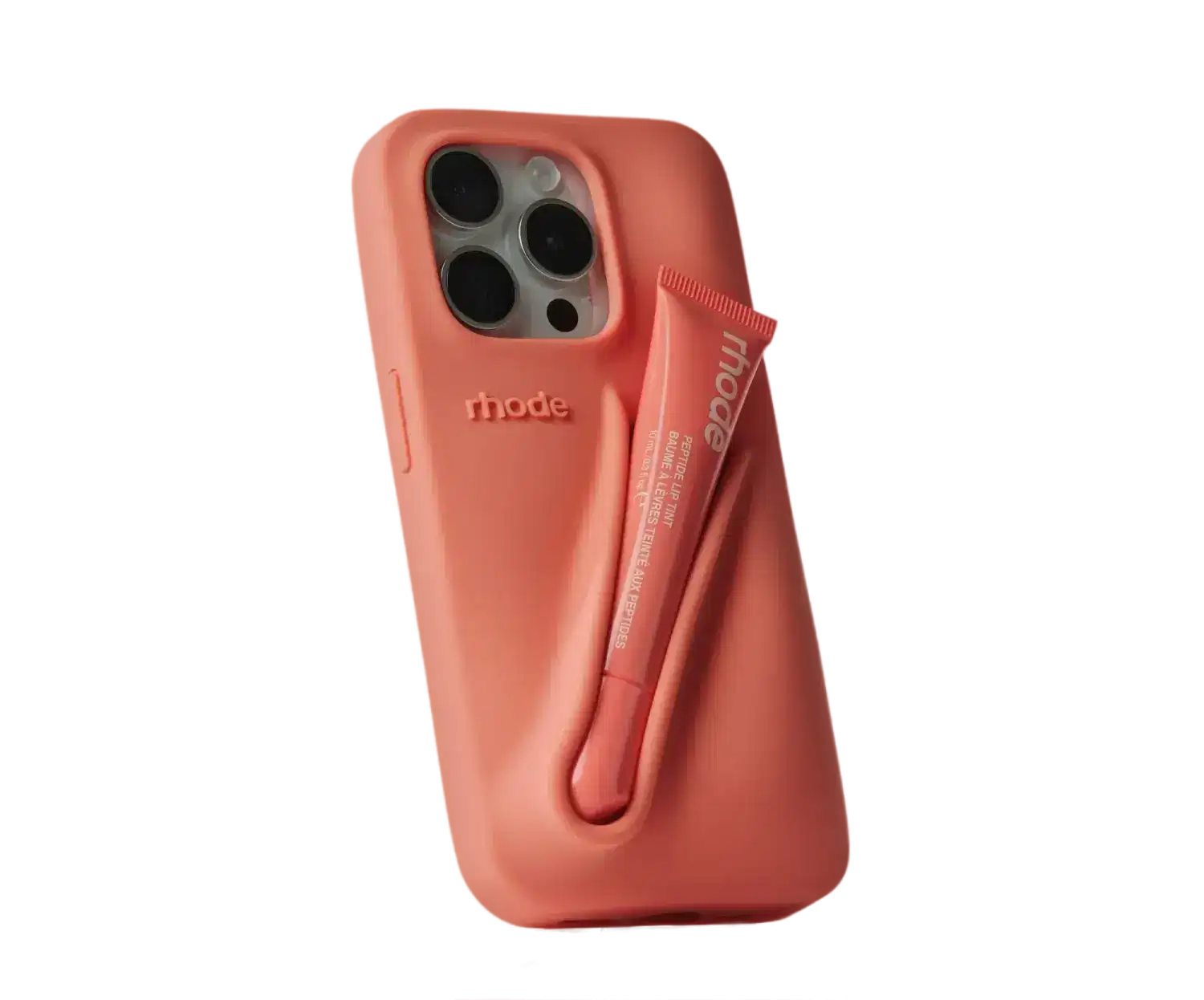 Rhode Lip Case 'Peach Pit' and Tint - Iphone 14 pro